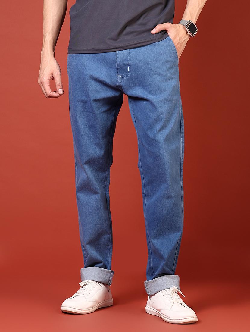 men solid mid rise relaxed fit jean - 21765760 -  Standard Image - 1