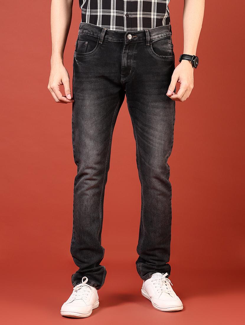men solid mid rise slim fit jean - 21765761 -  Zoom Image - 0