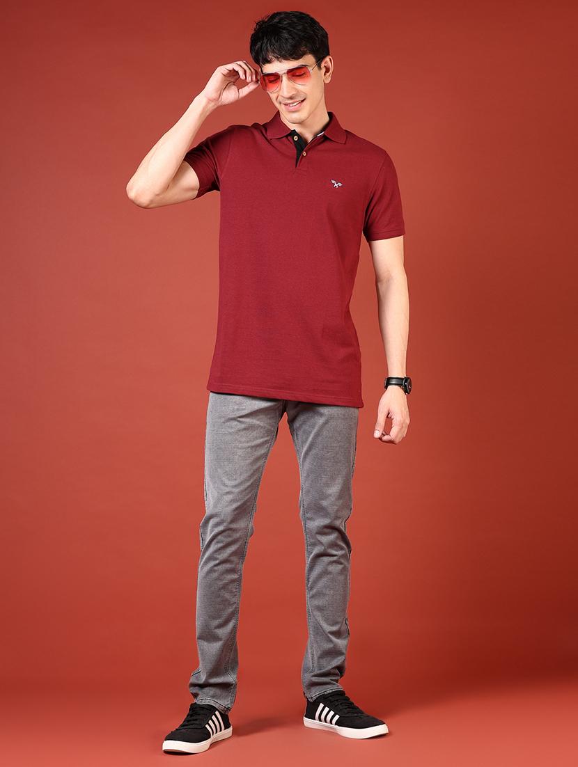 men solid mid rise slim fit jean - 21765765 - Standard Image - 4