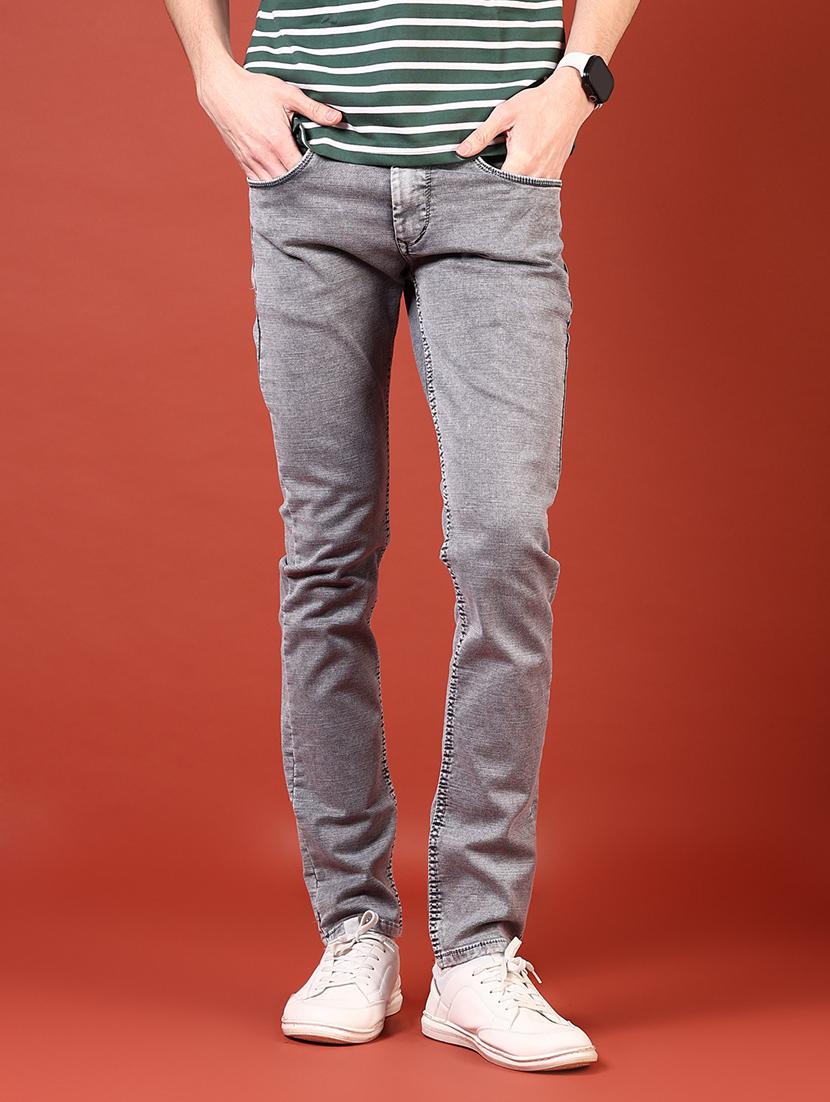 men solid mid rise slim fit jean - 21765766 - Standard Image - 1