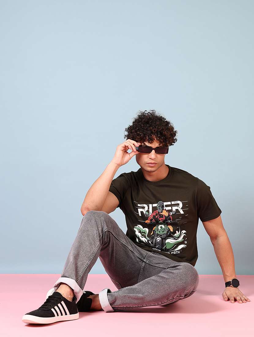 men solid mid rise slim fit jean - 21765771 -  Standard Image - 4