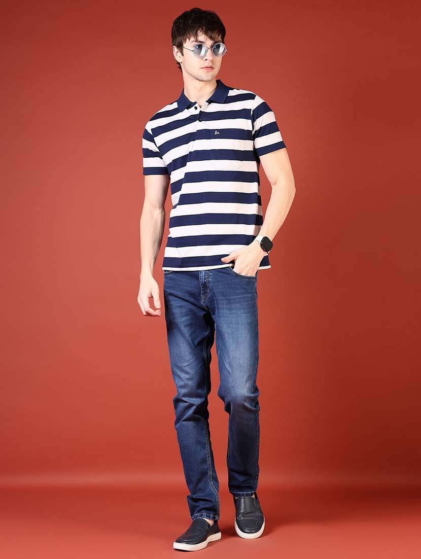 men solid mid rise slim fit jean - 21765772 -  Standard Image - 4