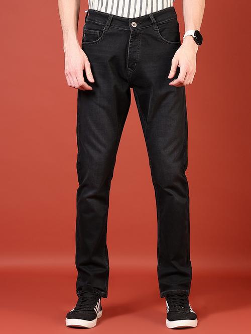 men solid mid rise slim fit jean - 21765777 - Standard Image - 0