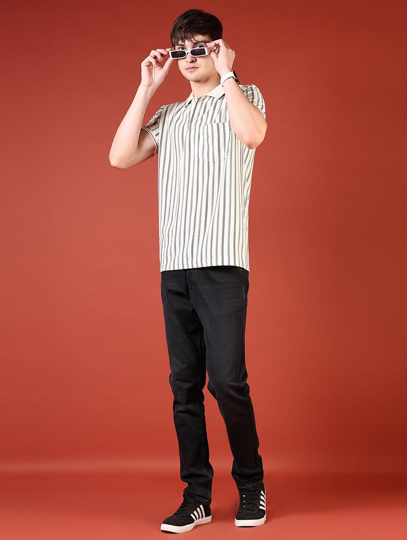 men solid mid rise slim fit jean - 21765777 - Standard Image - 4