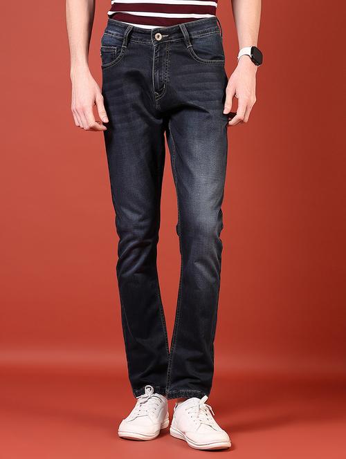 men solid mid rise slim fit jean - 21765782 - Standard Image - 0