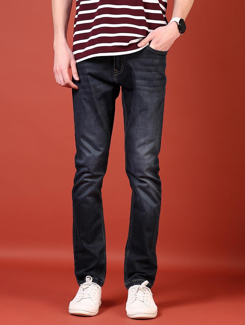 men solid mid rise slim fit jean - 21765782 - Standard Image - 1