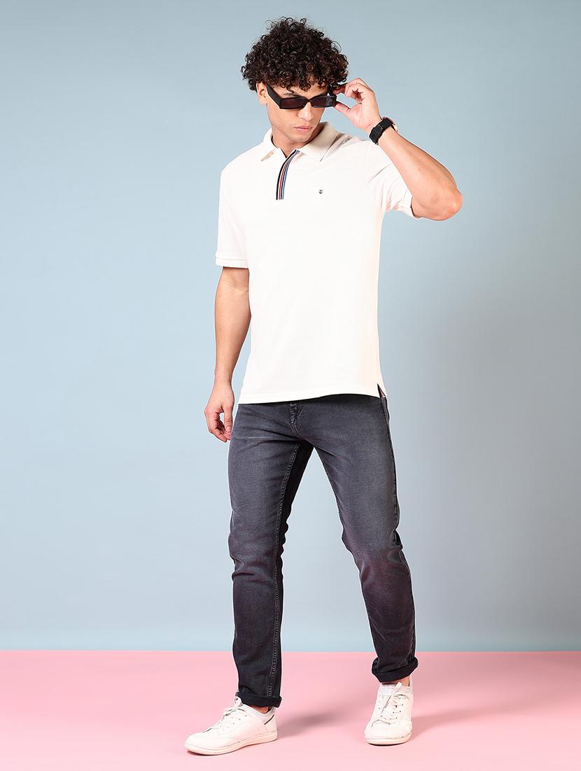 men solid mid rise slim fit jean - 21765786 - Standard Image - 4