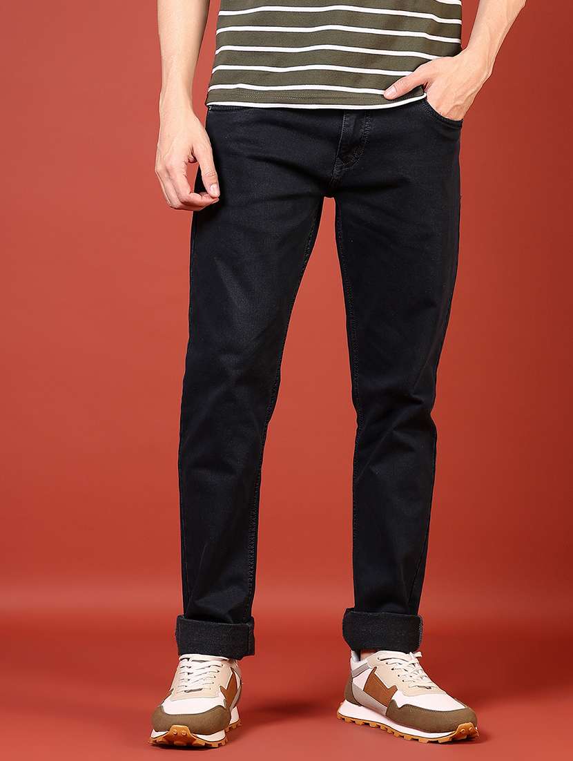 men solid mid rise slim fit jean - 21765792 -  Standard Image - 1