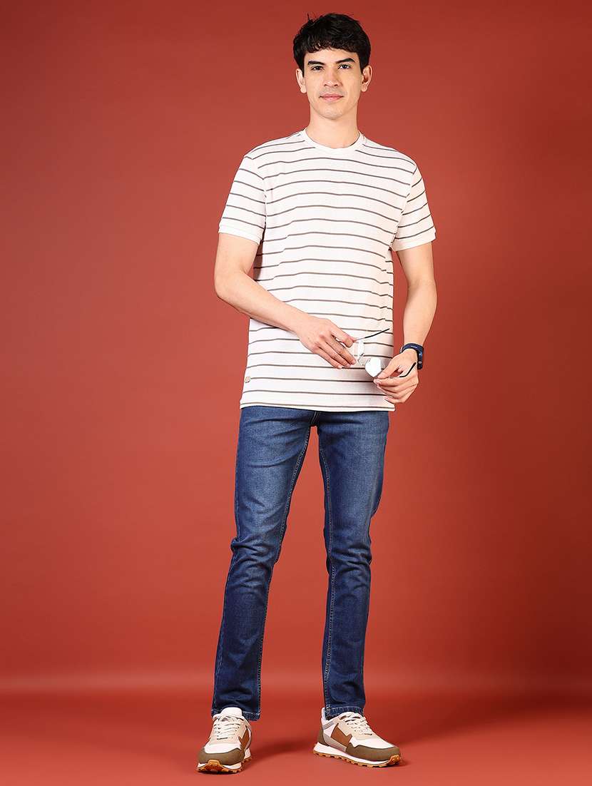 men solid mid rise slim fit jean - 21765798 -  Standard Image - 4