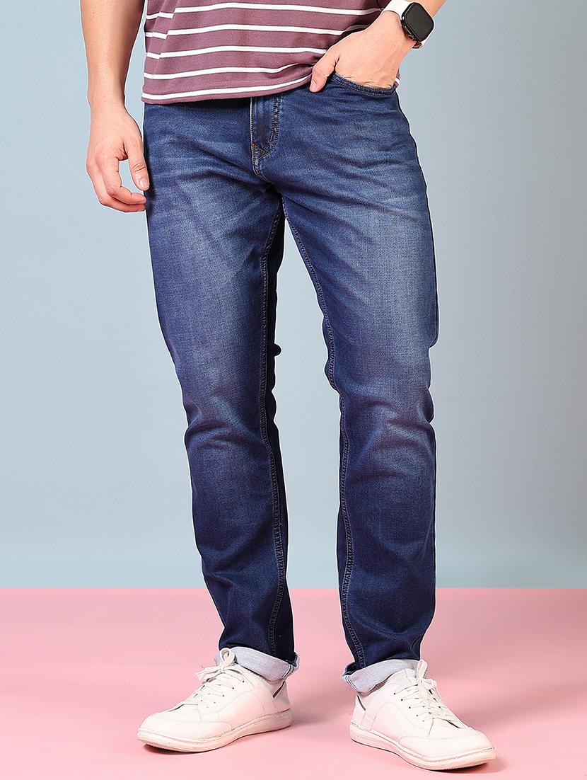 men solid mid rise slim fit jean - 21765802 - Standard Image - 1