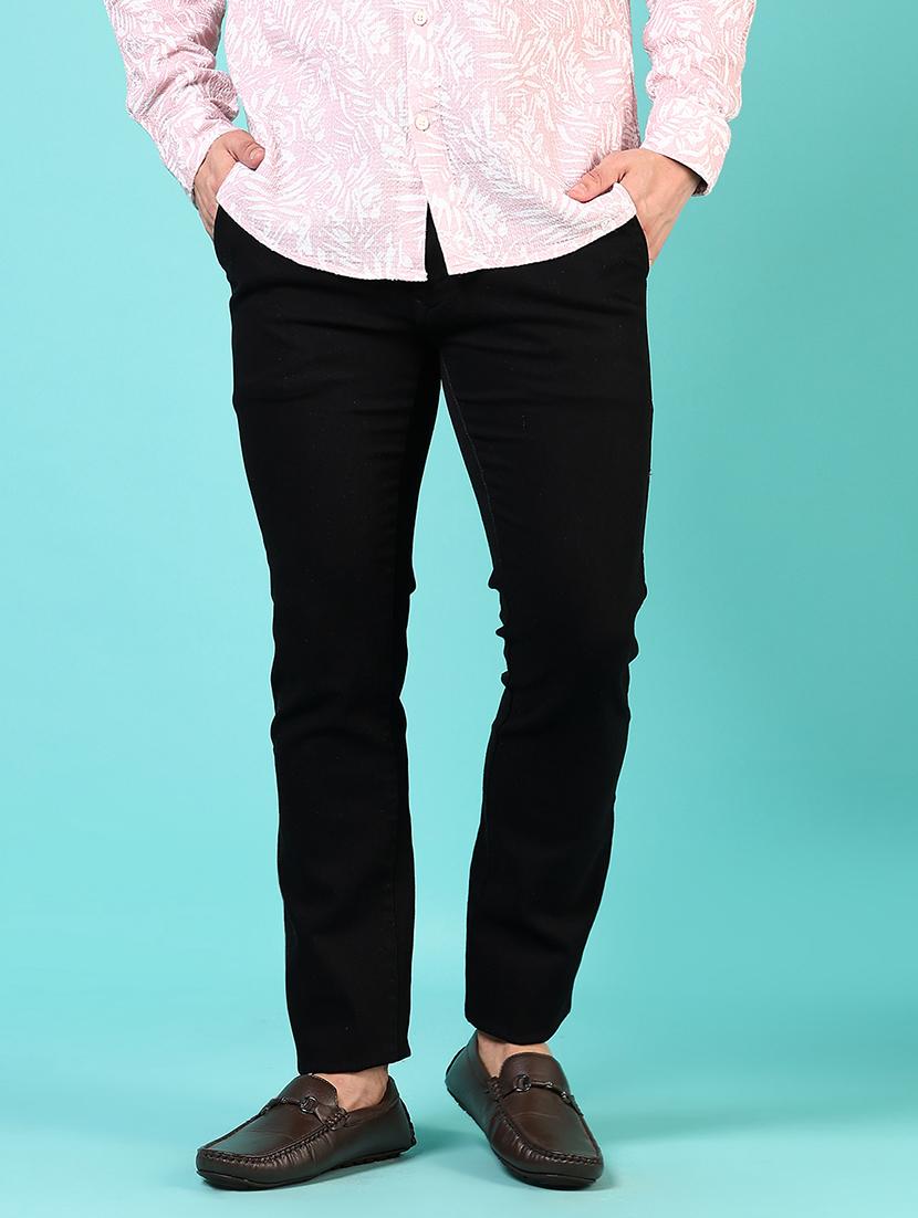 men solid mid rise slim fit jean - 21765817 - Standard Image - 1
