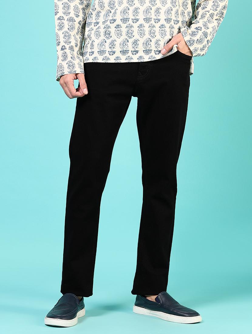 men solid mid rise slim fit jean - 21765821 -  Standard Image - 1