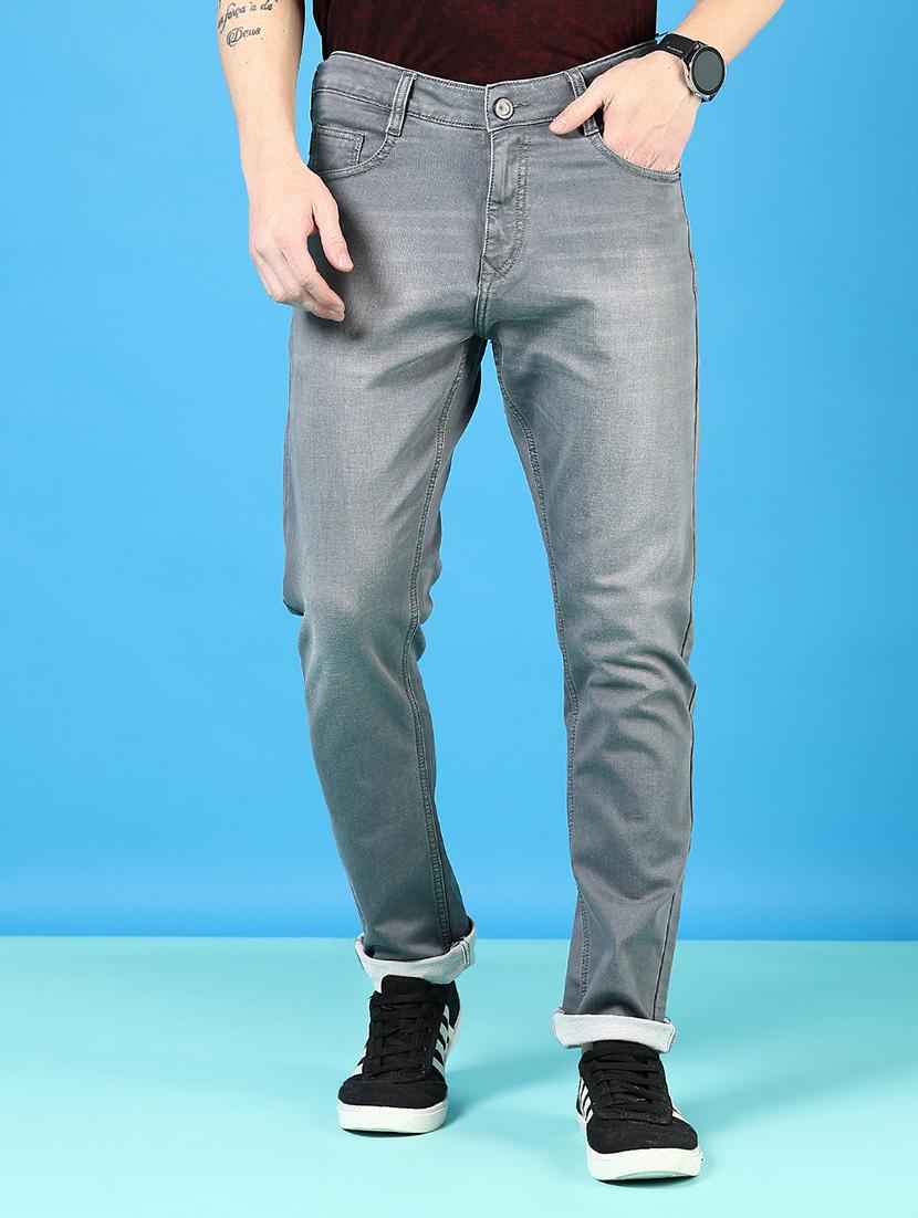men solid mid rise relaxed fit jean - 21765823 - Zoom Image - 0