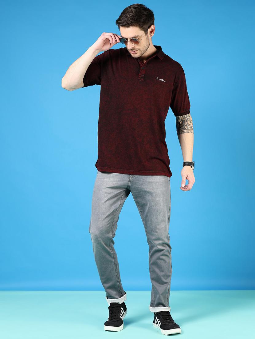 men solid mid rise relaxed fit jean - 21765823 - Standard Image - 4