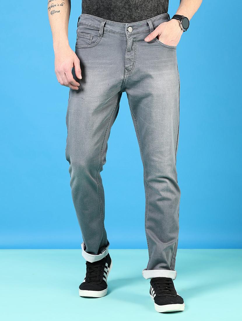 men solid mid rise relaxed fit jean - 21765824 - Zoom Image - 0