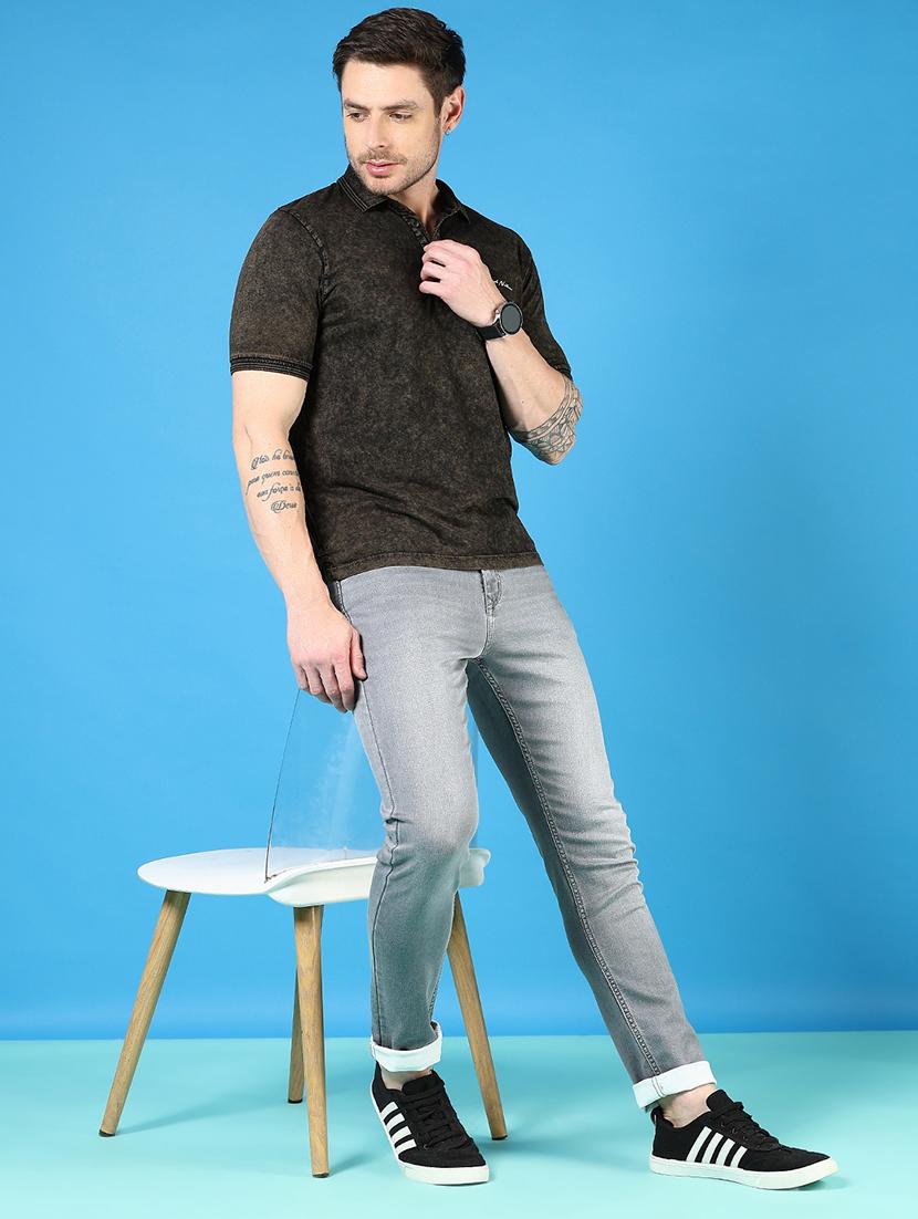 men solid mid rise relaxed fit jean - 21765824 - Standard Image - 4