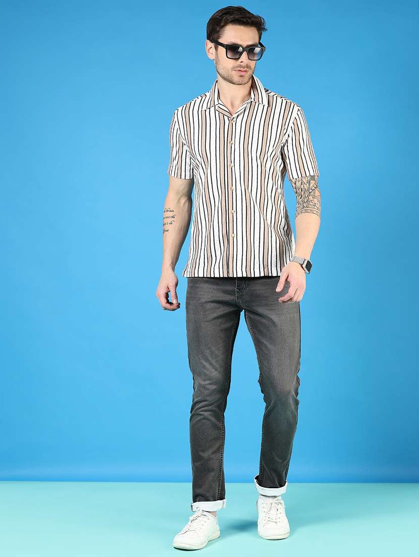 men solid mid rise slim fit jean - 21765826 -  Standard Image - 4