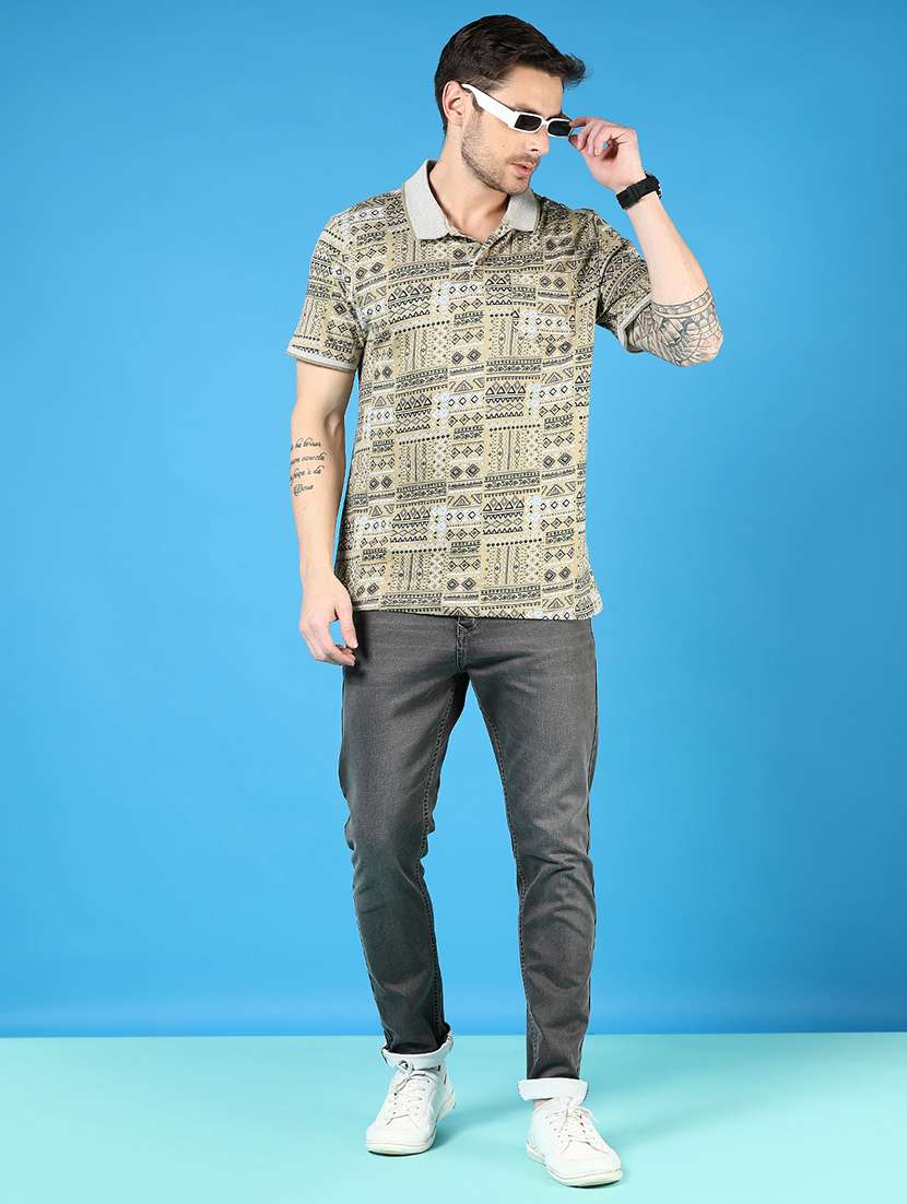 men solid mid rise slim fit jean - 21765827 -  Standard Image - 4