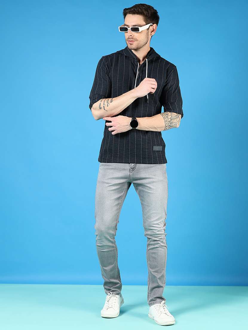 men solid mid rise slim fit jean - 21765838 - Standard Image - 4
