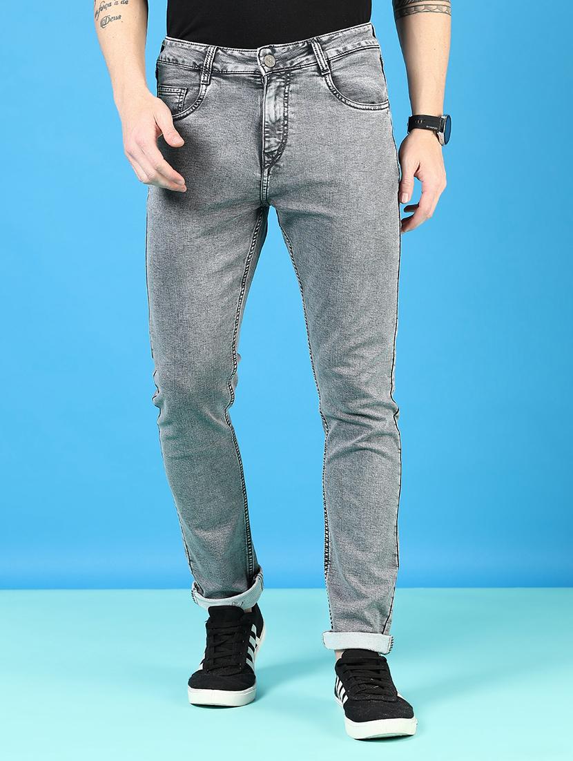 men solid mid rise slim fit jean - 21765848 - Zoom Image - 0