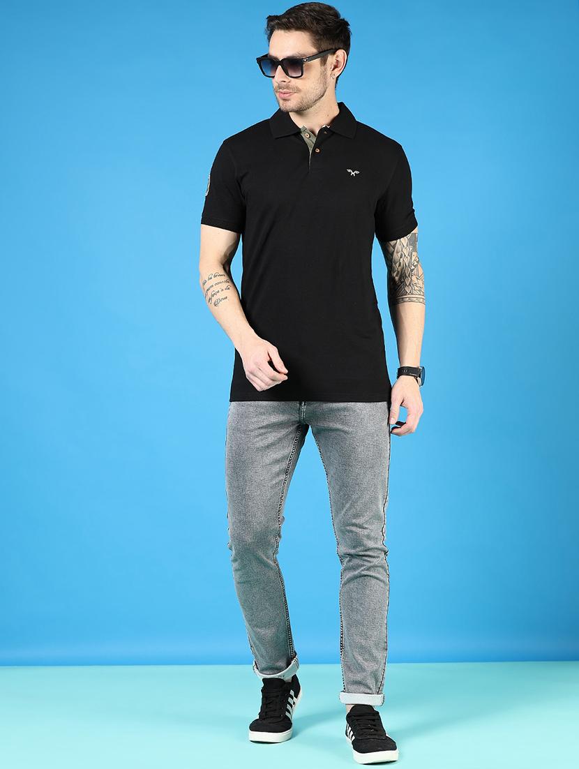 men solid mid rise slim fit jean - 21765848 - Standard Image - 4
