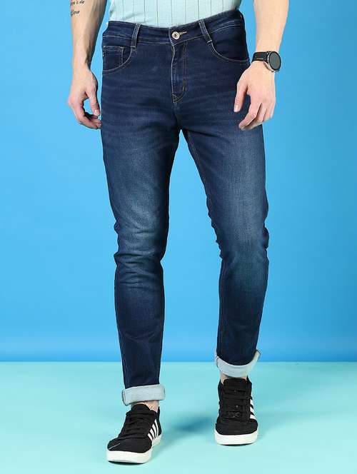 men solid mid rise slim fit jean - 21765858 -  Standard Image - 0