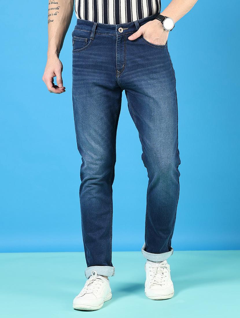 men solid mid rise slim fit jean - 21765859 - Zoom Image - 0