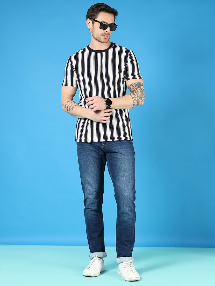 men solid mid rise slim fit jean - 21765859 - Standard Image - 4