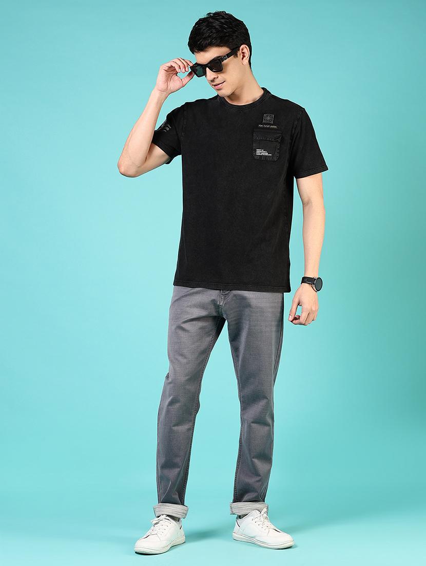 men solid mid rise relaxed fit jean - 21765863 - Standard Image - 4