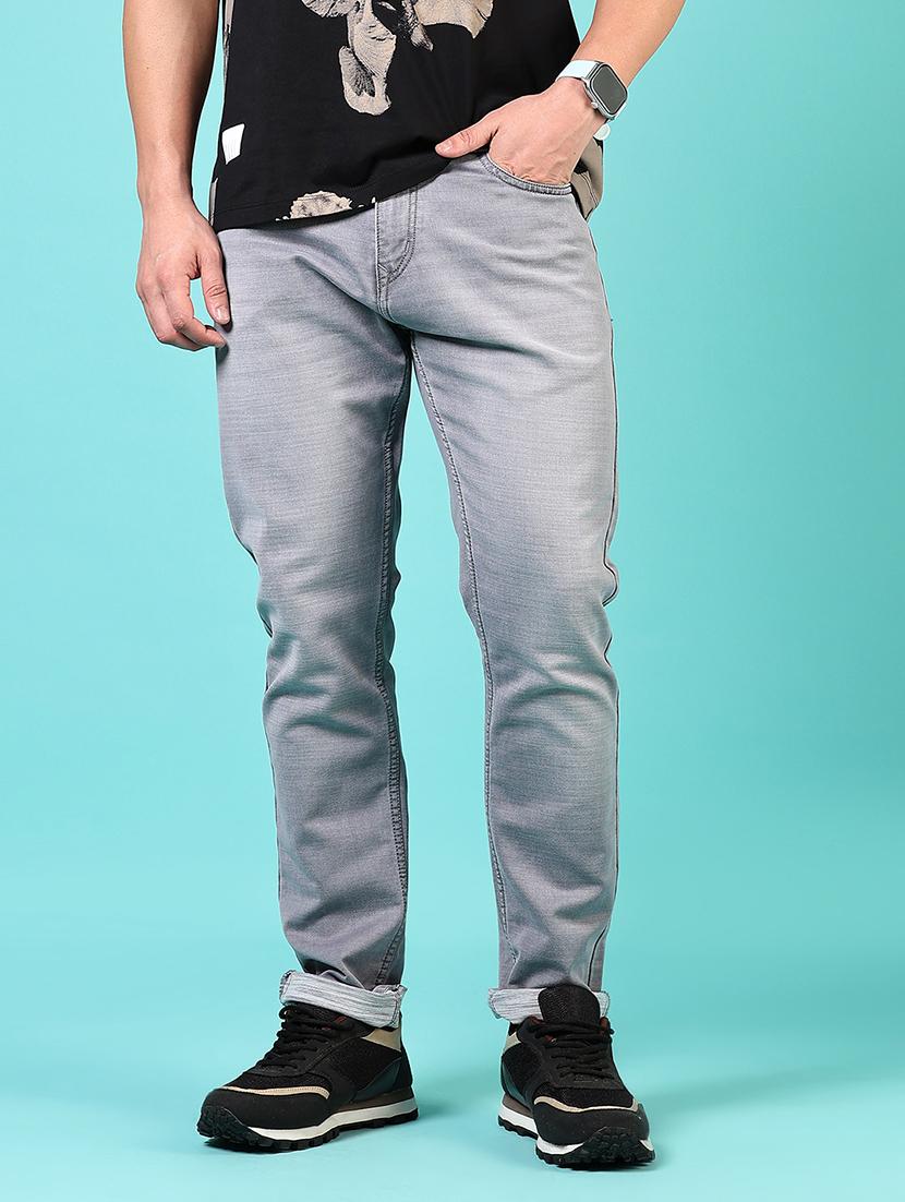 men solid mid rise slim fit jean - 21765864 -  Standard Image - 1