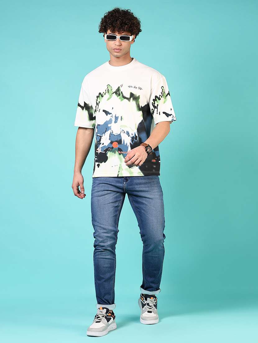 men solid mid rise slim fit jean - 21765869 -  Standard Image - 4