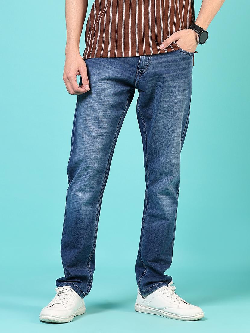 men solid mid rise relaxed fit jean - 21765874 - Standard Image - 1