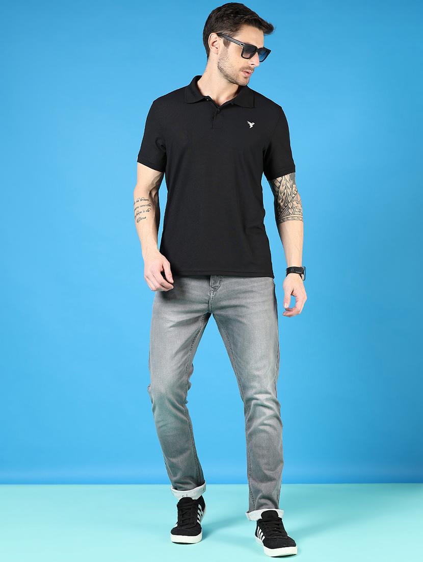 men solid mid rise slim fit jean - 21765877 - Standard Image - 4