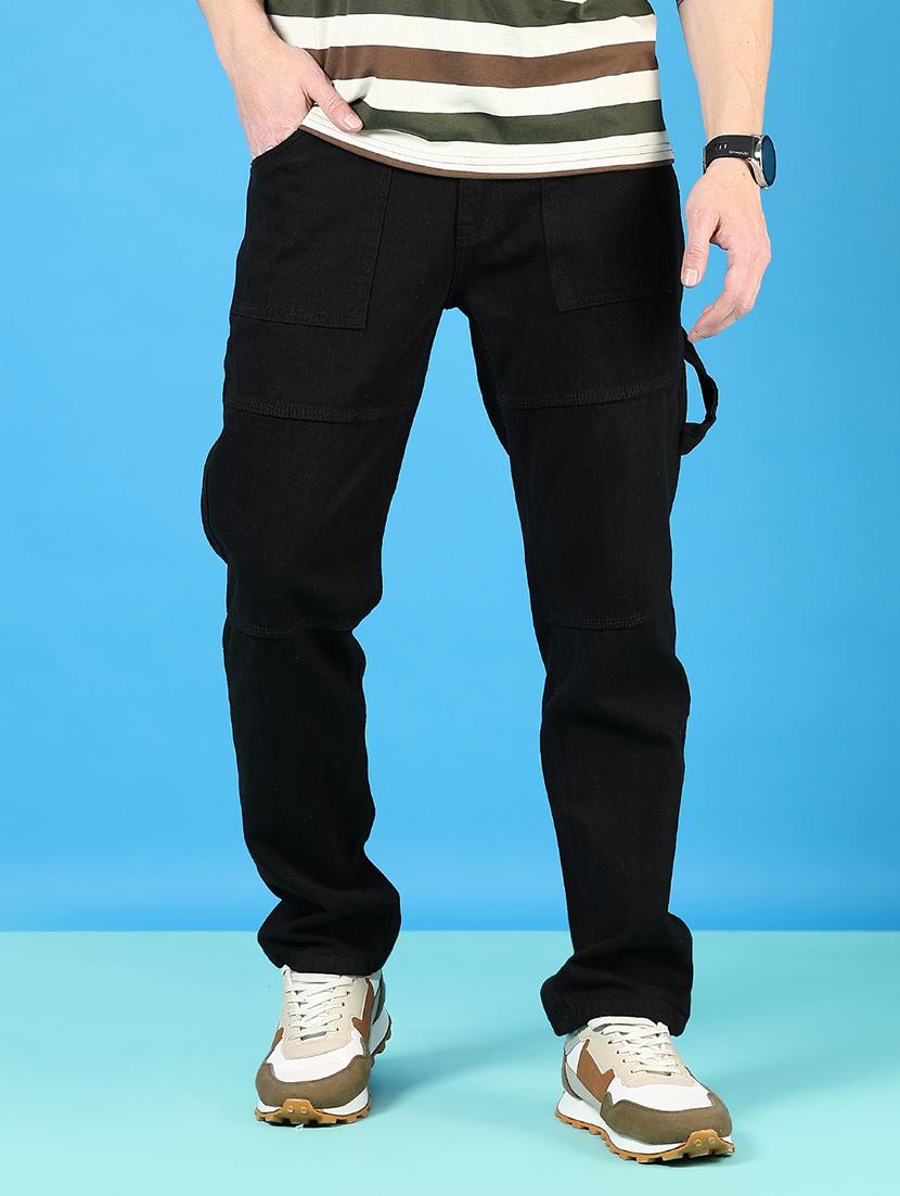 men solid mid rise relaxed fit jean - 21765880 -  Standard Image - 1