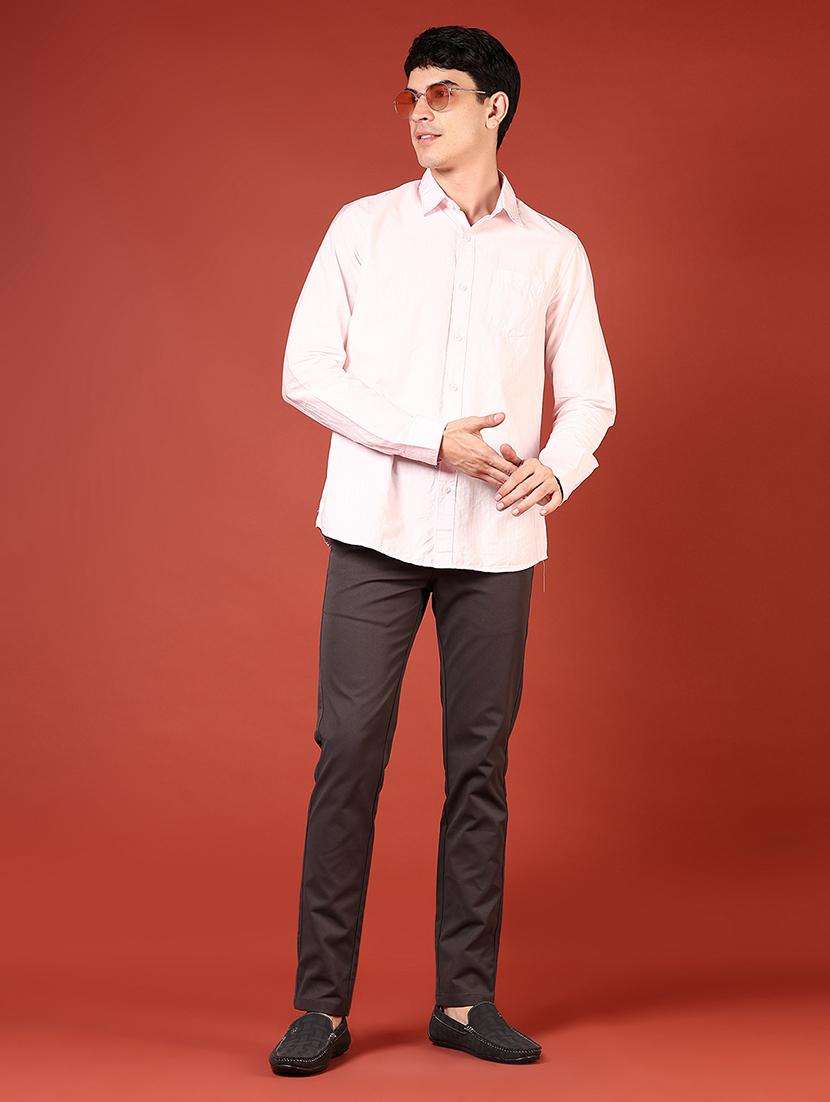 men self design long sleeve regular fit casual shirt - 21765928 -  Standard Image - 4