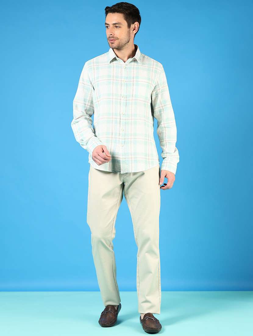 men checkered collared long sleeves casual shirt - 21765997 -  Standard Image - 6