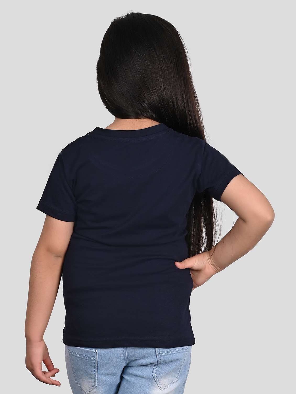 girls front print short sleeves tee - 21766014 -  Standard Image - 1