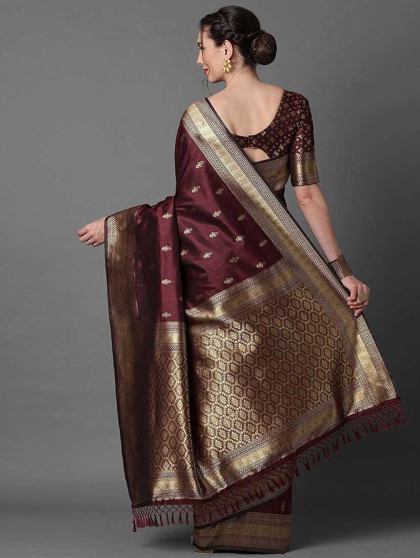 women self design banarasi saree with blouse - 21766137 -  Standard Image - 1