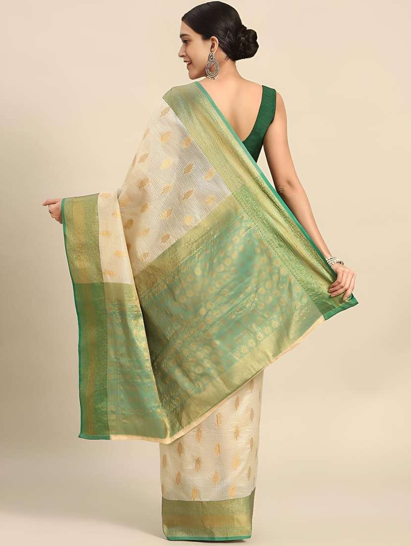 women self design bordered saree with blouse - 21766150 -  Standard Image - 1
