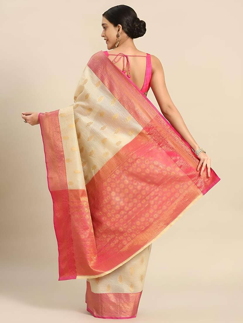 women self design bordered saree with blouse - 21766152 -  Standard Image - 1