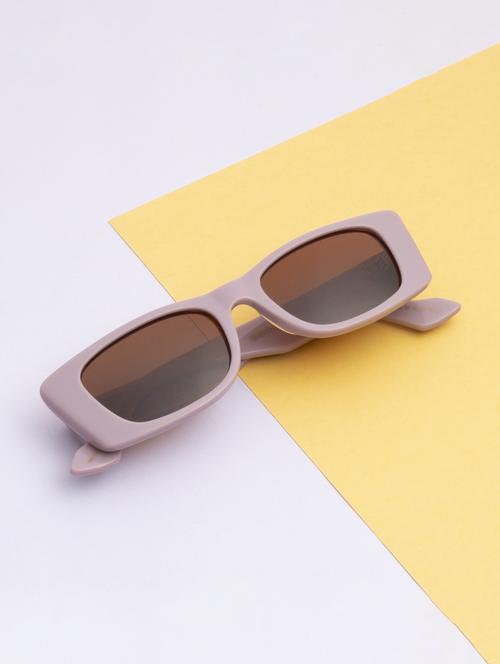 ted smith unisex brown premium italian acetate sunglasses with polarized lenses. - 21766328 - Standard Image - 0