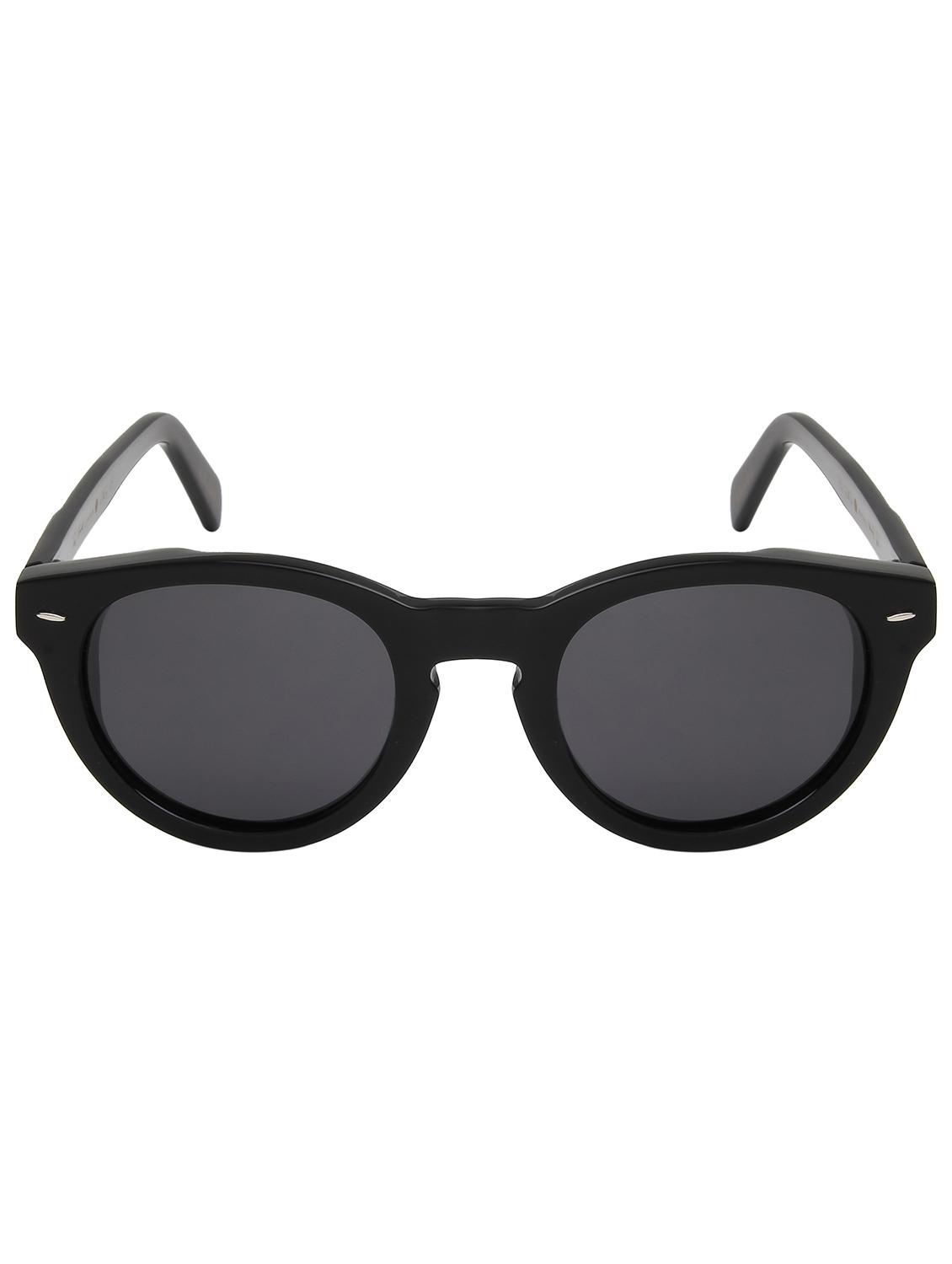 ted smith unisex black premium italian acetate sunglasses with polarized lenses. - 21766342 -  Standard Image - 1