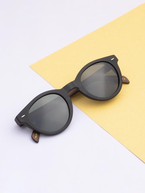 ted smith unisex green premium italian acetate sunglasses with polarized lenses. - 21766343 -  Standard Image - 0