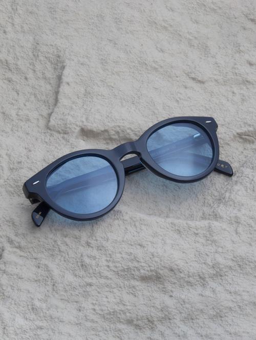 ted smith unisex blue premium italian acetate sunglasses with polarized lenses. - 21766345 -  Standard Image - 0