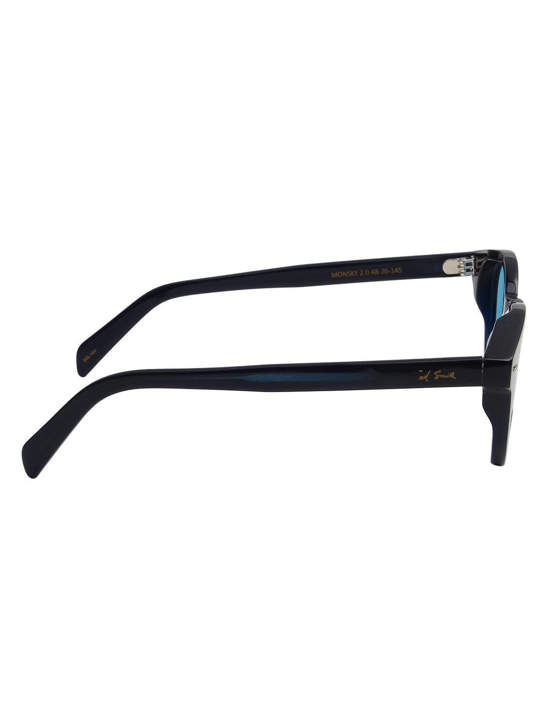 ted smith unisex blue premium italian acetate sunglasses with polarized lenses. - 21766345 - Standard Image - 4