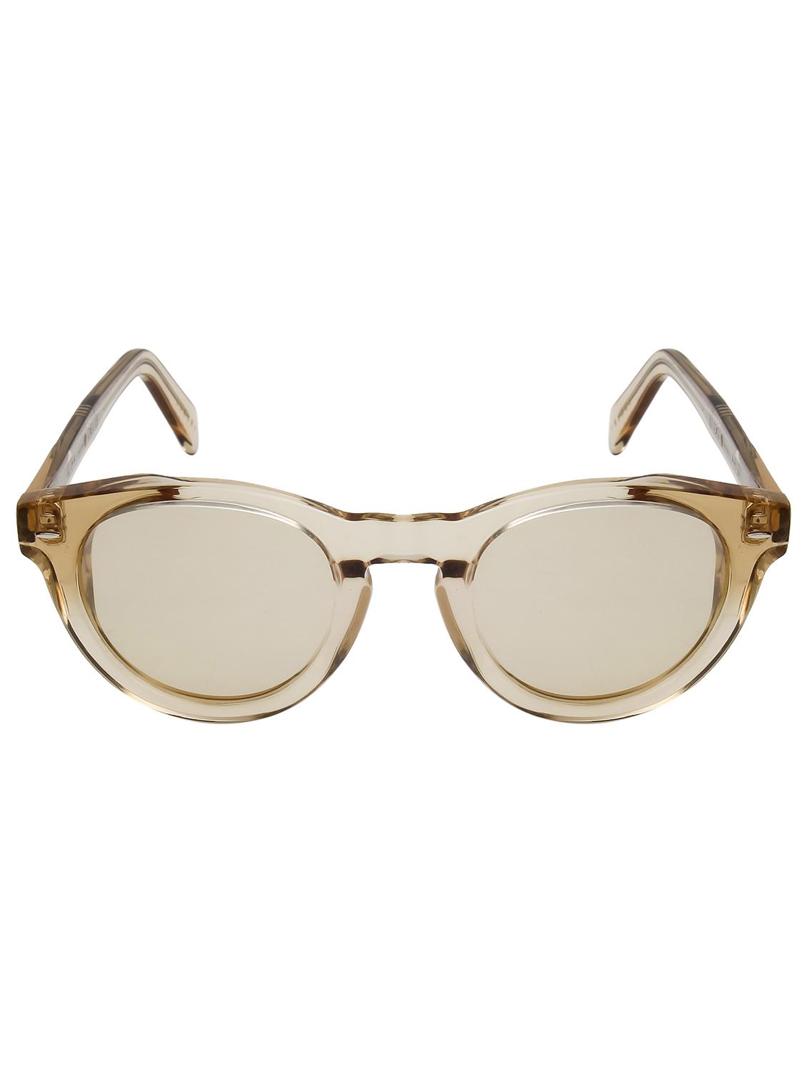 ted smith unisex light brown premium italian acetate sunglasses with polarized lenses. - 21766346 -  Standard Image - 1