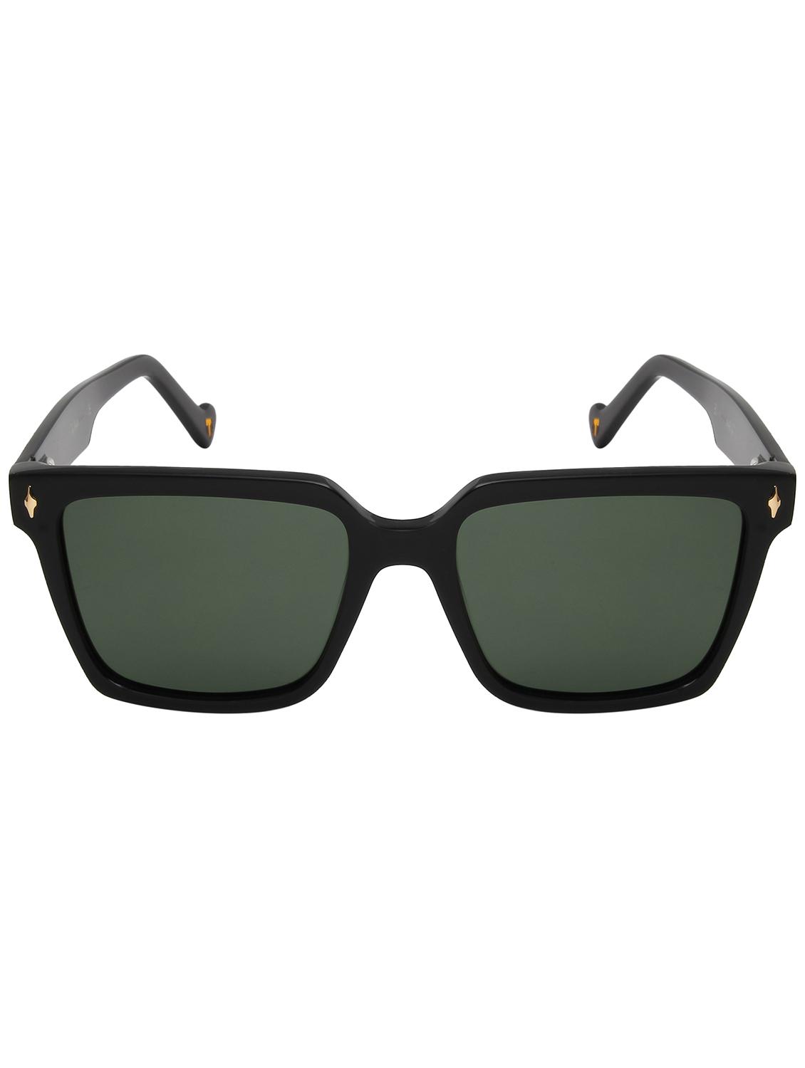 ted smith unisex green premium italian acetate sunglasses with polarized lenses. - 21766348 -  Standard Image - 1