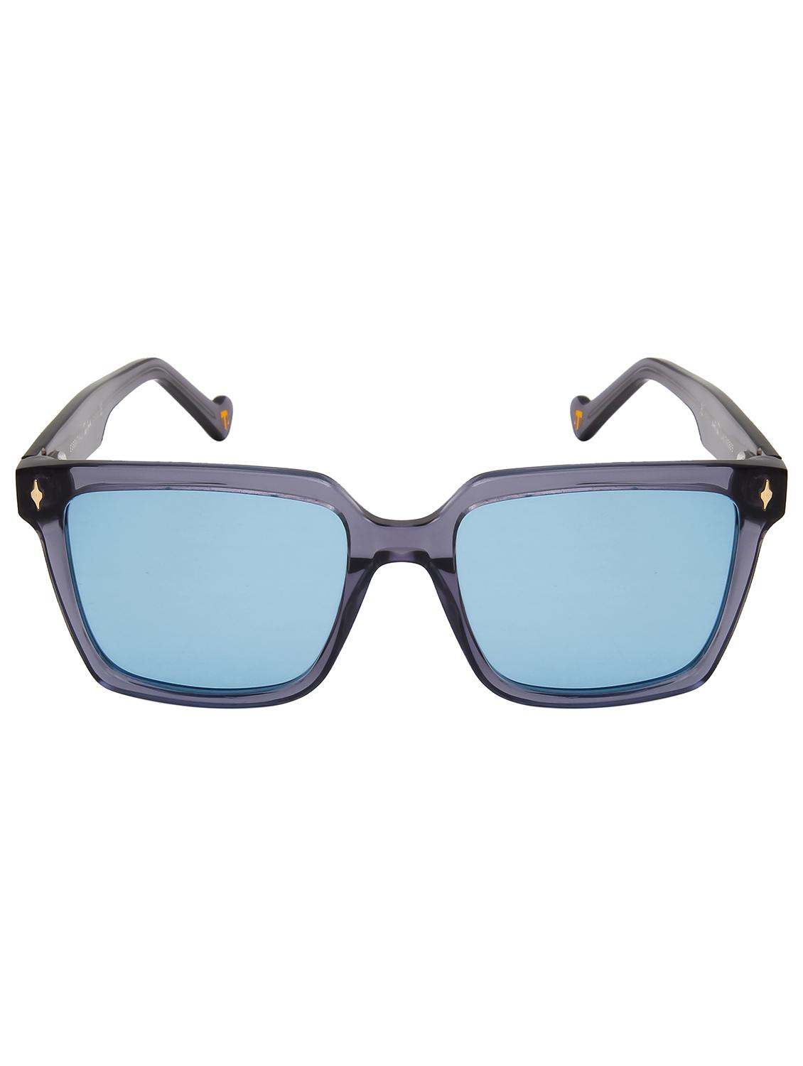 ted smith unisex blue premium italian acetate sunglasses with polarized lenses. - 21766349 - Standard Image - 1
