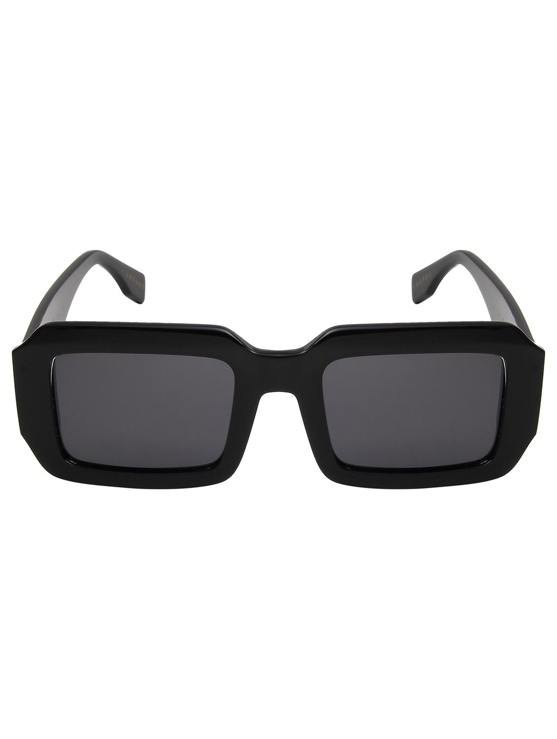 ted smith unisex black premium italian acetate sunglasses with polarized lenses. - 21766353 -  Standard Image - 1