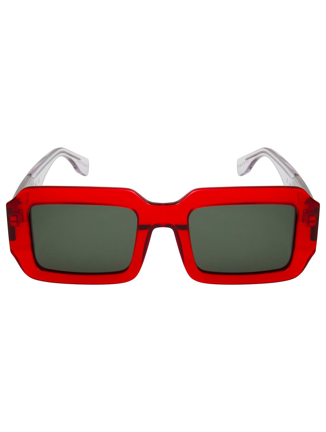 ted smith unisex green premium italian acetate sunglasses with polarized lenses. - 21766357 -  Standard Image - 1